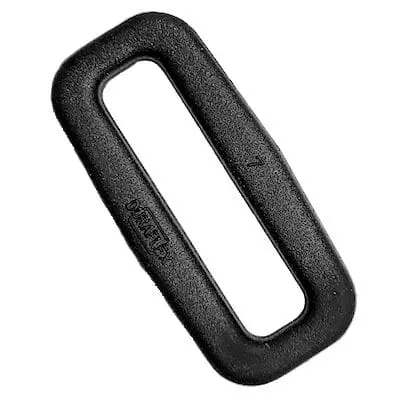 1" Uniloop Black - Nylon