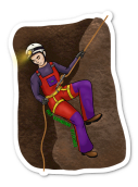 Sticker - Rappelling in Bibs