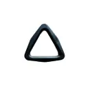 1" Nylon Triangle Ring, Black