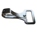 1” Spring Snap Hook, Nickel Plated