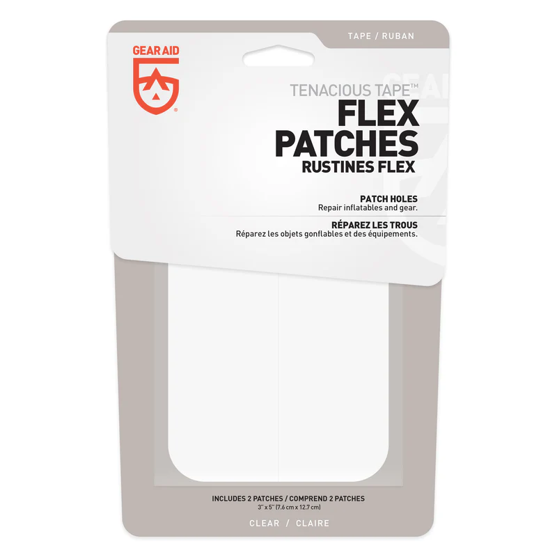 Gear Aid | Tenacious Tape Flex Patches Clear 3" x 5"