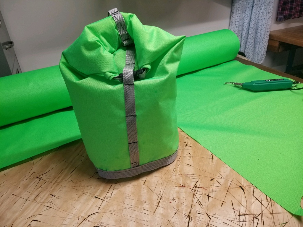 [Backpack-RD-Wine] CORDURA® Roll-down Back Pack (Wine)