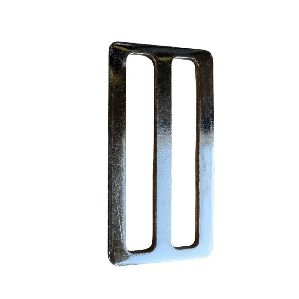 [MTG-IND-2-ZNC] 2 Inch Industrial Flat Metal Tri-Glide 3-Bar Slide