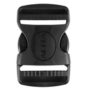 2 Inch Plastic Side Release Buckle Nexus Double Adjust Black