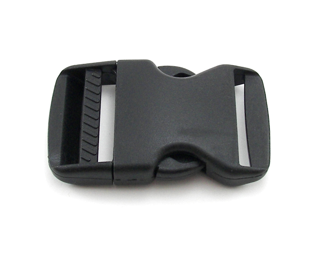 [PSRB-12-BLK] 1/2" Plastic Side Release Buckle, Black